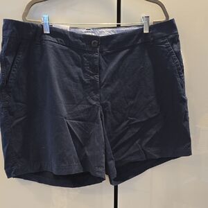 Crown & Ivy Dark Blue Women's Bermudas
